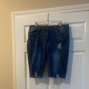 🧡 Women’s denim bermuda shorts